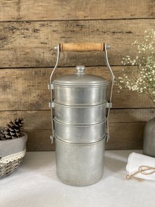 126⚜️ Vintage Bongain Aluminum Cafeteria Bowl Height 36 Cm