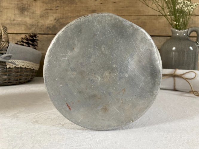 126⚜️ Ancienne Gamelle Cantine Bongain en Aluminium Vintage Hauteur 36 Cm