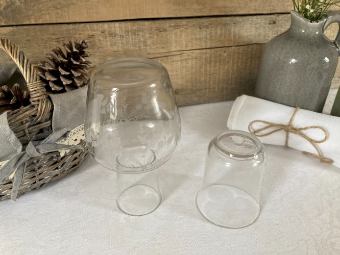 126⚜️ Déco Ensemble Carafe en Verre Avec Verre à Eau Hauteur 18 Cm