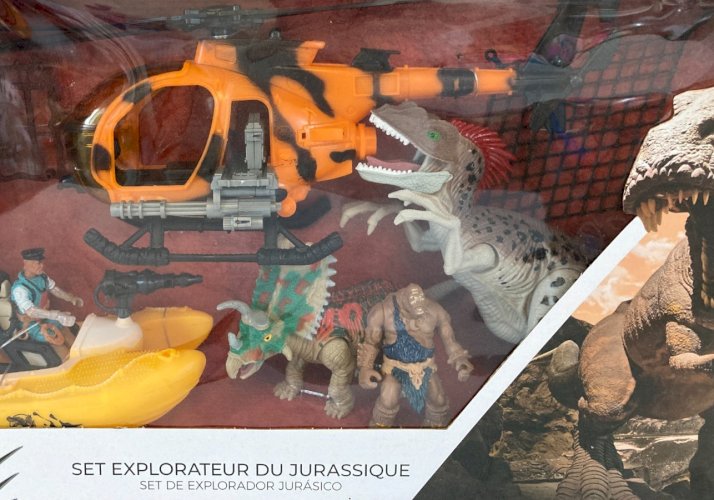 126⚜️ Jouet Jeu Set Explorateur Jurassique Figurine Dinosaure Gifi Neuf