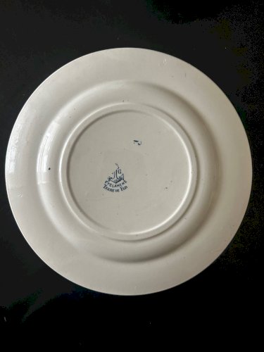 13 assiettes plates Terre de Fer Louis Graves