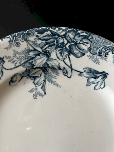 13 assiettes plates Terre de Fer Louis Graves