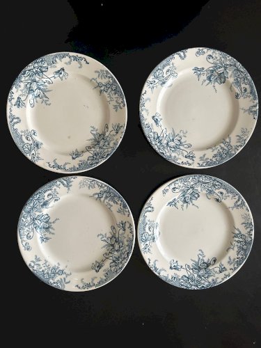 13 assiettes plates Terre de Fer Louis Graves