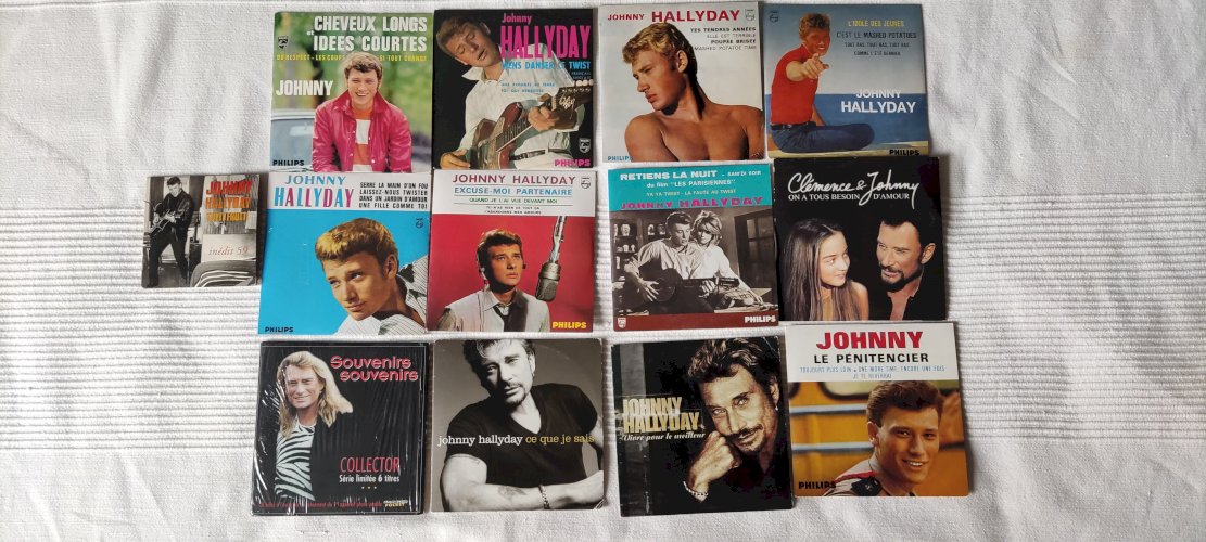 13 vinyles petit format pochette carton neufs