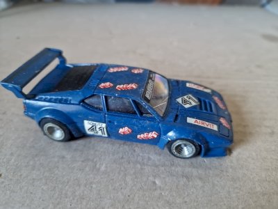 1/43 BMW M1 blue Solido without box