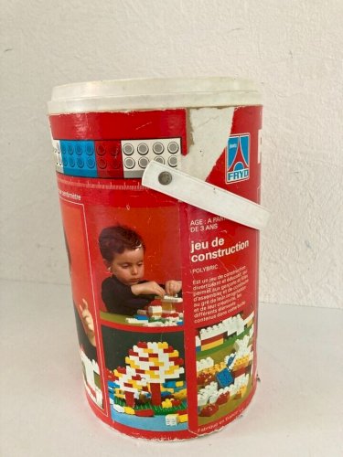 15⚜️ Ancien Jeu De Construction Polybric Brique à Brique Jouets FRYD Vintage
