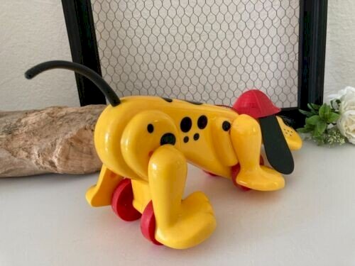 15⚜️ Ancien Jouet Le Chien à Trainer Rufo Playskool en Plastique Vintage