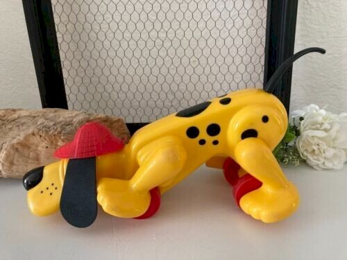 15⚜️ Ancien Jouet Le Chien à Trainer Rufo Playskool en Plastique Vintage