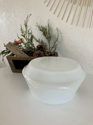 15⚜️ Ancienne Cocotte Ronde Arcopal Décor Fruit Vintage