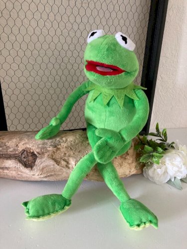 15⚜️ Peluche Doudou Grenouille Disney Store Bras & Jambes Articulés H 23Cm Assis