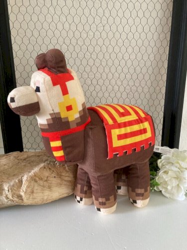 15⚜️ Peluche Doudou Le Lama Minecraft Hauteur 30 Cm Bandai
