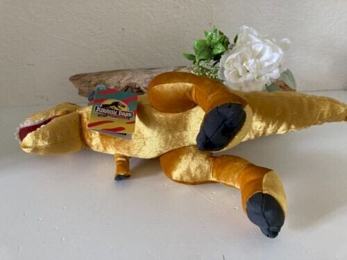15⚜️Peluche Doudou Jurassic Park T-Rex 30 eme Neuf Avec Étiquette H30 Cm Nicotoy