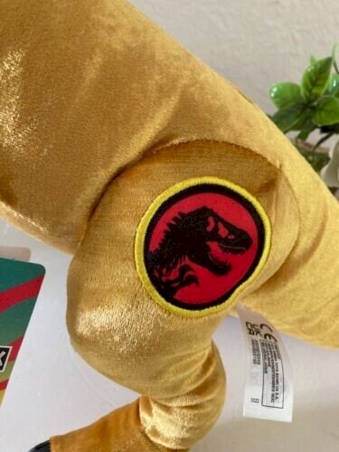 15⚜️Peluche Doudou Jurassic Park T-Rex 30 eme Neuf Avec Étiquette H30 Cm Nicotoy