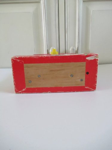 16⚜️ Ancienne Horloge Musicale Fisher Price Music Box Teaching Clock Réf 998