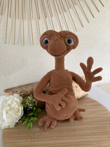 16⚜️ Peluche Doudou E.T l'extra-Terrestre Universal Toysrus Hauteur 30 Cm