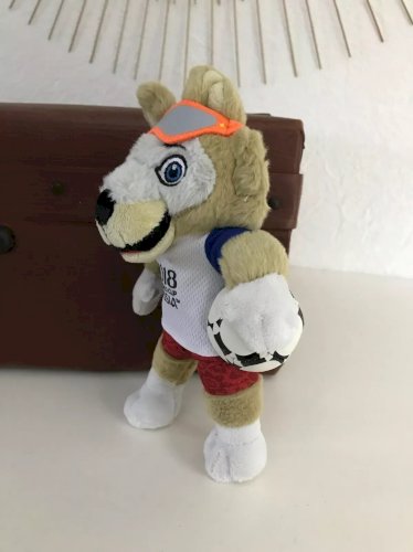 16⚜️ Peluche Mascotte Officielle Fifa 2018 Russie Coupe du Monde Foot Zabivaka