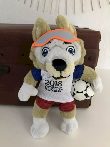 16⚜️ Peluche Mascotte Officielle Fifa 2018 Russie Coupe du Monde Foot Zabivaka