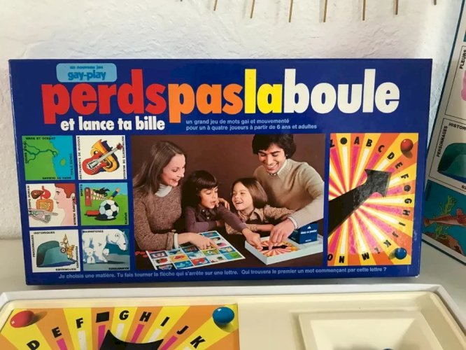 17⚜Ancien Jeu De Société Perds Pas la Boule et Lance Ta Bille Éditions Gay-Play