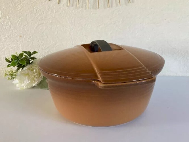 18⚜ Ancienne Marmite Cocotte Faitout Le Creuset France Fonte Émaillée Diam 29 Cm