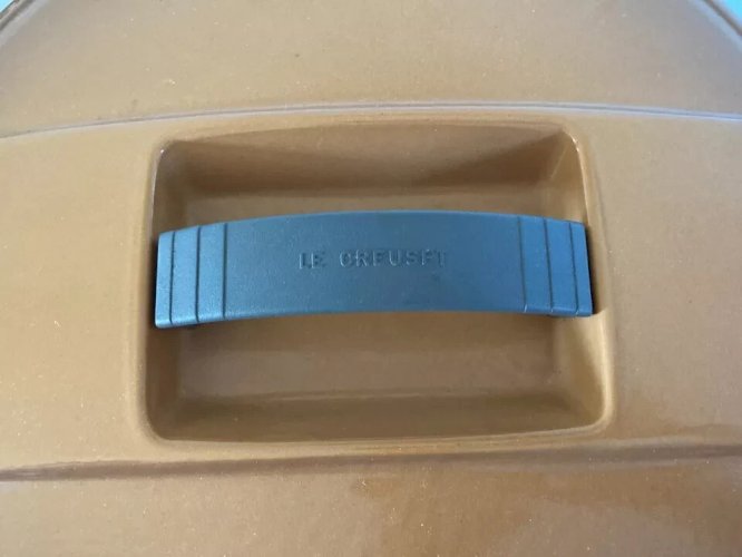 18⚜ Ancienne Marmite Cocotte Faitout Le Creuset France Fonte Émaillée Diam 29 Cm