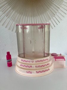 18 ⚜️ Vintage 1985 Mattel Barbie Dream Bathroom Old Bathtub