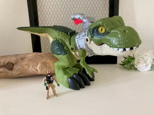 18⚜️ Jouet Dinosaure Jurassic World T-Rex Longueur 50 Cm