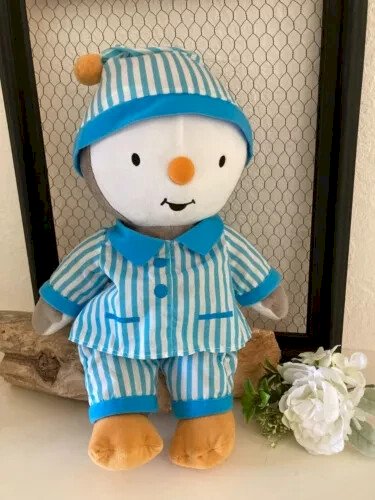 18⚜️ Peluche Doudou Range Pyjama T'Choupi Jemini Hauteur 45 Cm Debout