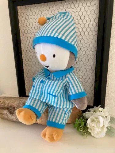 18⚜️ Peluche Doudou Range Pyjama T'Choupi Jemini Hauteur 45 Cm Debout