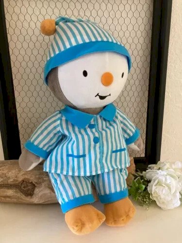 18⚜️ Peluche Doudou Range Pyjama T'Choupi Jemini Hauteur 45 Cm Debout