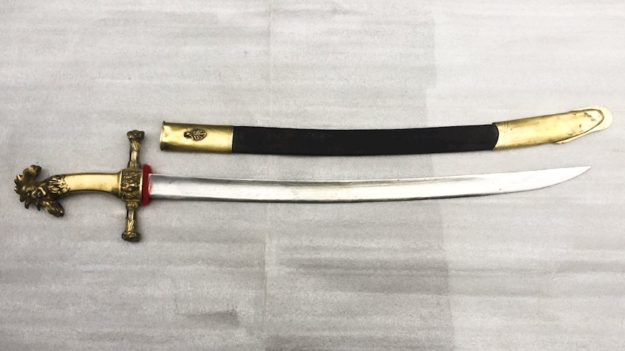 1810-1814 RARE SABRE FRANCAIS DES SAPEURS DU EMPIRE TYPE NAPOLEON 1ER XIX ORIGINAL