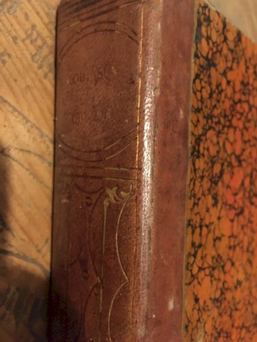 1840 EO Robinson CRUSOE GRANDVILLE GRAVURES DANIEL DEFOE  État Moyen