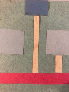 1950  Collage École Américaine Art A Identifier Atelier Mixte XXe Usa