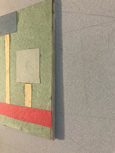 1950  Collage École Américaine Art A Identifier Atelier Mixte XXe Usa