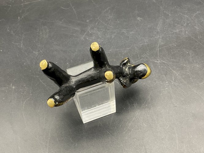 1950's Walter Bosse design  chien en bronze