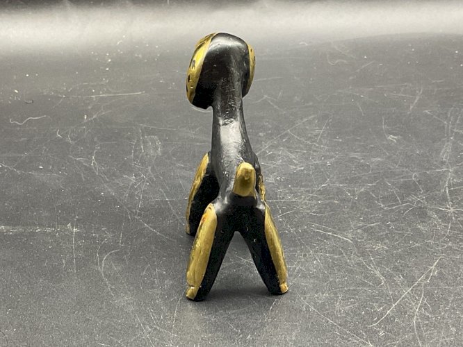 1950's Walter Bosse design  chien en bronze