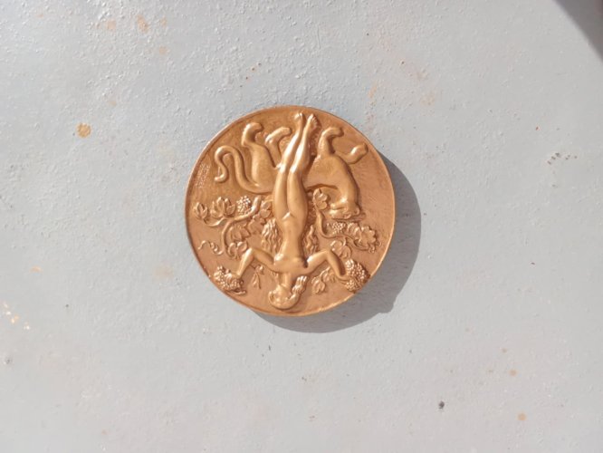 1968 - Georges Guiraud. France, Médaille, Bacchante