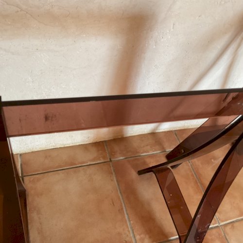 1970 MICHEL DUMAS MAHEY PERGAY TRETEAUX BUREAU TABLE POST-MODERNISTE SPACE-AGE