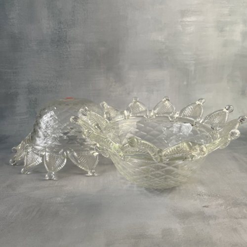 2 abat-jour tulipe globe verre de Murano pièce pour lustre vénitien classique