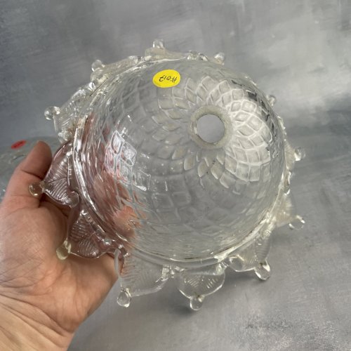 2 abat-jour tulipe globe verre de Murano pièce pour lustre vénitien classique