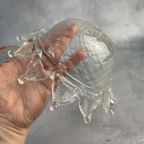 2 abat-jour tulipe globe verre de Murano pièce pour lustre vénitien classique