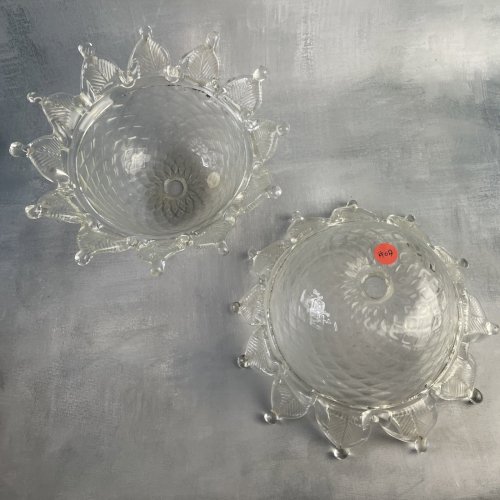 2 abat-jour tulipe globe verre de Murano pièce pour lustre vénitien classique