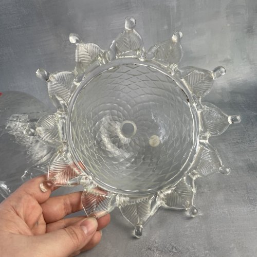 2 abat-jour tulipe globe verre de Murano pièce pour lustre vénitien classique