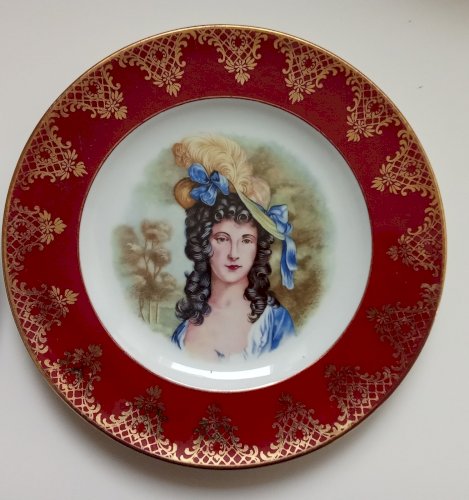 2 Ancienne Assiette Décorative Porcelaine Gloria  Bavaria Handwirk