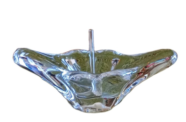2 Anciens salerons cristal de Sèvres cuillères coffret Origine Art De La Table