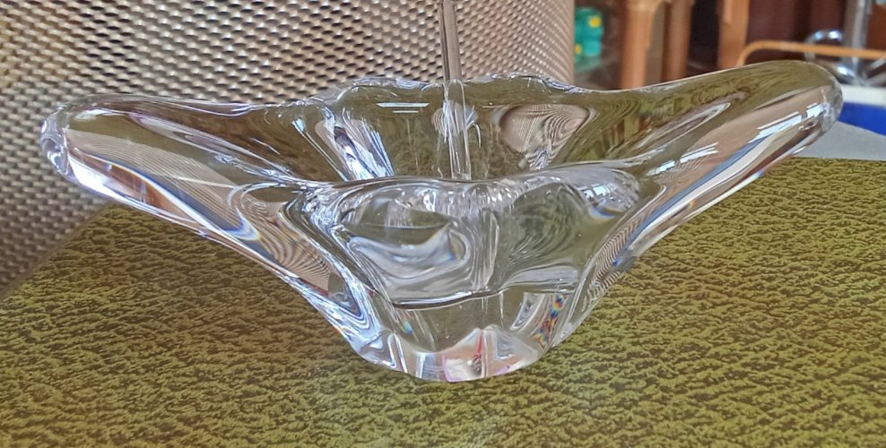 2 Anciens salerons cristal de Sèvres cuillères coffret Origine Art De La Table