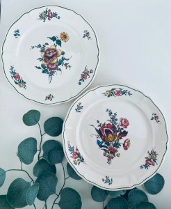 2 Assiettes Plates Villeroy & Boch Alt Strassburg Vintage 24,5 cm