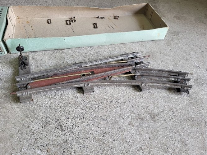 2 BOITES D'AIGUILLAGES PAIRE D'AIGUILLES ELECTRIQUES HORNBY MECCANO N°1