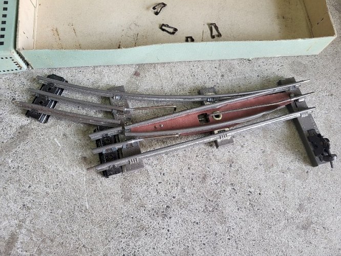 2 BOITES D'AIGUILLAGES PAIRE D'AIGUILLES ELECTRIQUES HORNBY MECCANO N°2