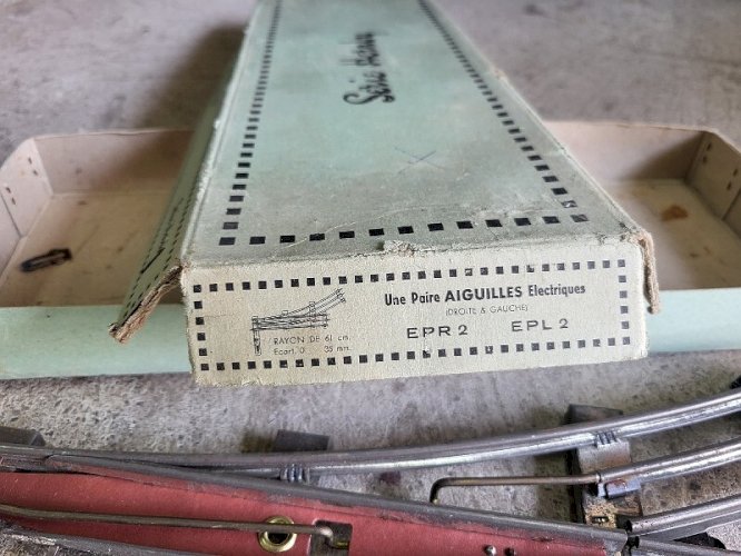 2 BOITES D'AIGUILLAGES PAIRE D'AIGUILLES ELECTRIQUES HORNBY MECCANO N°3