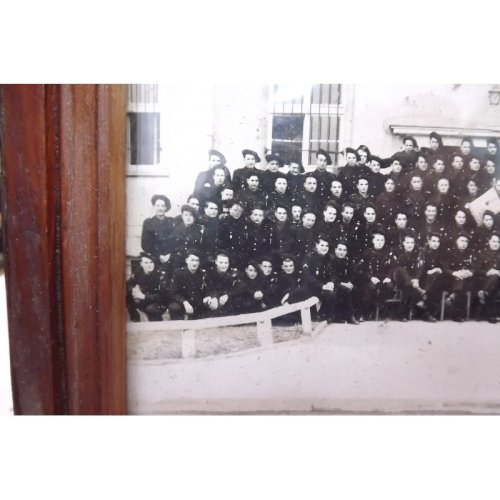 2 Cadres avec photos Camp de Lacourtine 1952